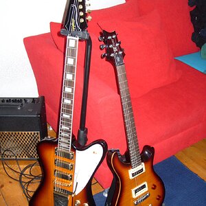 Epiphone Firebird VII & PRS SE Custom