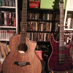 Ibanez ew-50 + Schecter Hellraiser C-1 FR