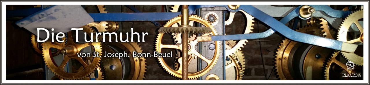04-01 Banner 04 Turmuhr - Carillon St Joseph Bonn Beuel Foto 20161021_111250