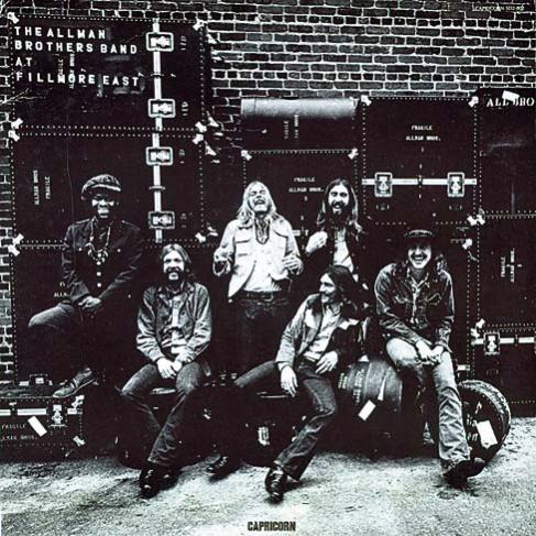 27.05.2009

The Allman Brothers Band - Live at Fillmore East

Genre: Blues Rock

Disc One
1."Statesboro Blues" (McTell) – 4:17
2."Trouble No More" (Morganfield) – 3:43
3."Don't Keep Me Wonderin'" (G. Allman) – 3:27
4."Done Somebody Wrong" (James) – 4:33
5."Stormy Monday" (Walker) – 8:48
6."One Way Out" (Sehorn, Williamson, James) – 4:56
7."In Memory of Elizabeth Reed" (Betts) – 13:04
8."You Don't Love Me" (Cobbs) – 19:24
9."Midnight Rider" (G. Allman) – 2:55

Disc two
1."Hot 'Lanta" (D. Allman, G. Allman, Betts, Oakley, Johanson, Trucks) – 5:20
2."Whipping Post" (G. Allman) – 22:53
3."Mountain Jam" (Leitch, D. Allman, G.Allman, Betts, Oakley, Johanson, Trucks) – 33:39
4."Drunken Hearted Boy" (Bishop) – 7:33