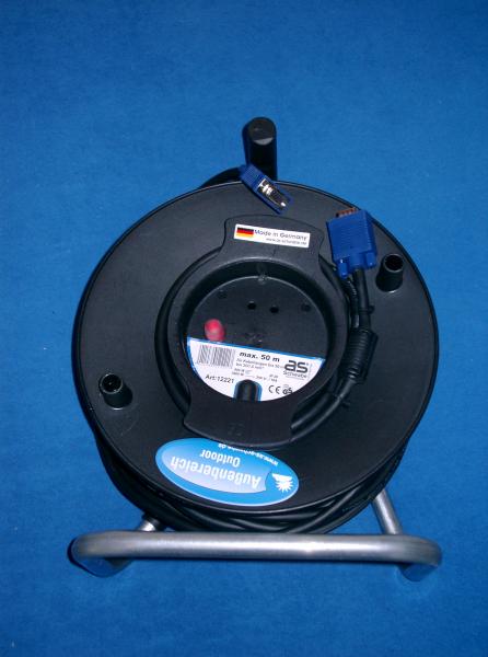 50 meter VGA SUB D Kabeltrommel für beamer etc.
Veranstaltungstechnik