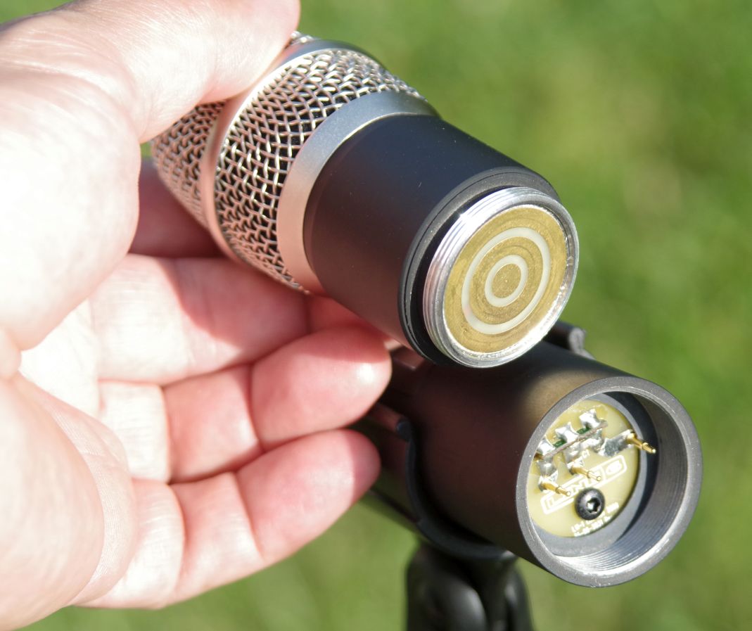 Abschraubbarer Mikrofonkopf des Line 6 TX-75 Handheld