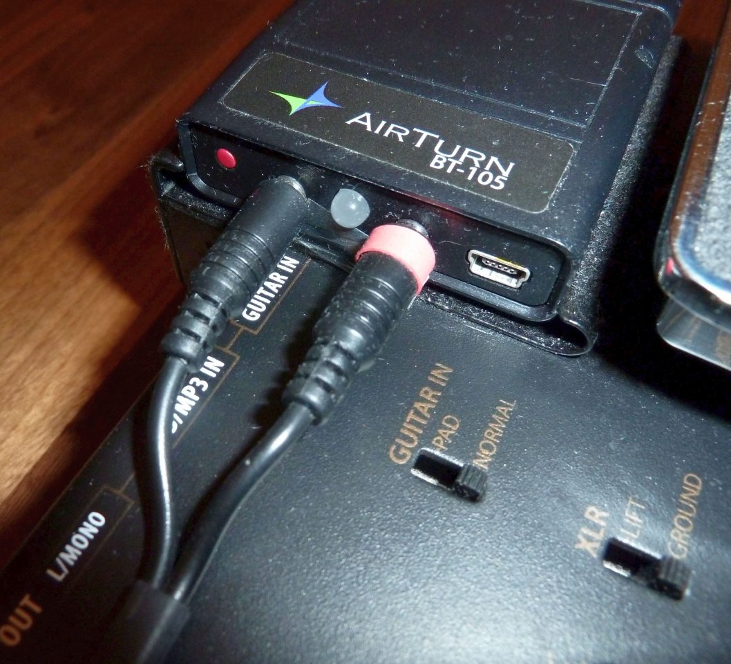 AirTurn BT-105 Bluetoothtastatur mit DIY-Doppeltaster