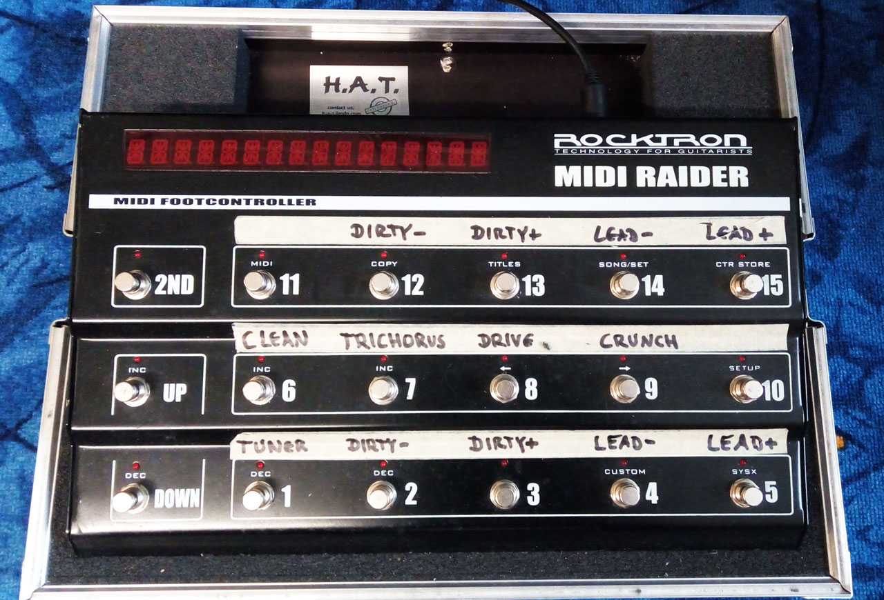 Belegung MIDI Raider / Presets