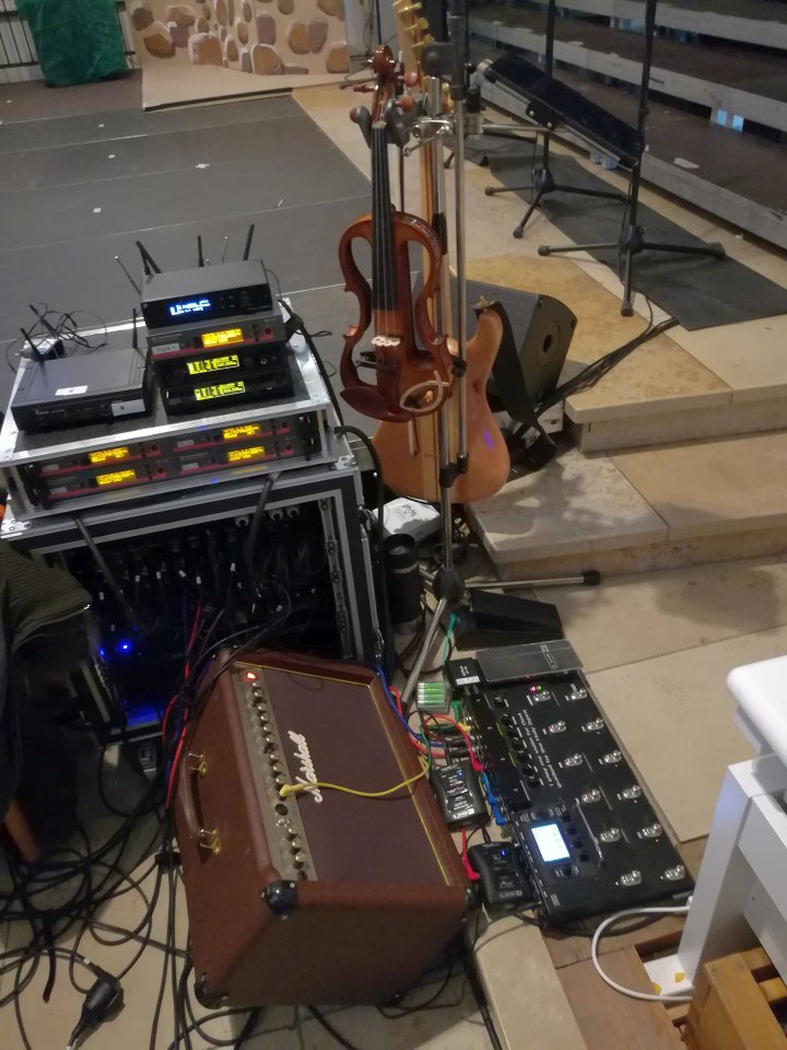 Bühnensetup Kindermusical Paulus