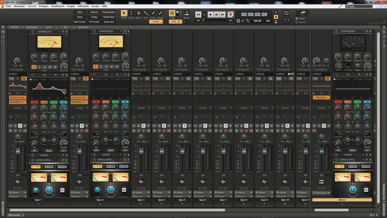 Cakewalk for Bandlab - virtual mixer