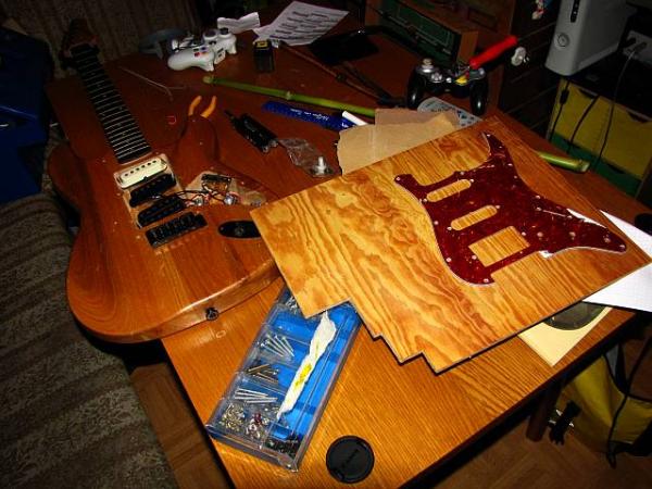 Das erste Konzept, direkt nach dem Auseinandernehmen.