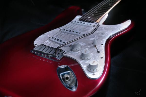 Fender Stratocaster mit Fat 50s Pickup