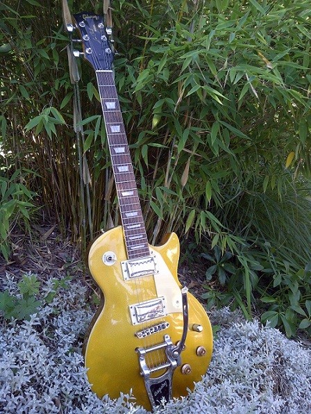 Gibsonkopie Les Paul Goldtop