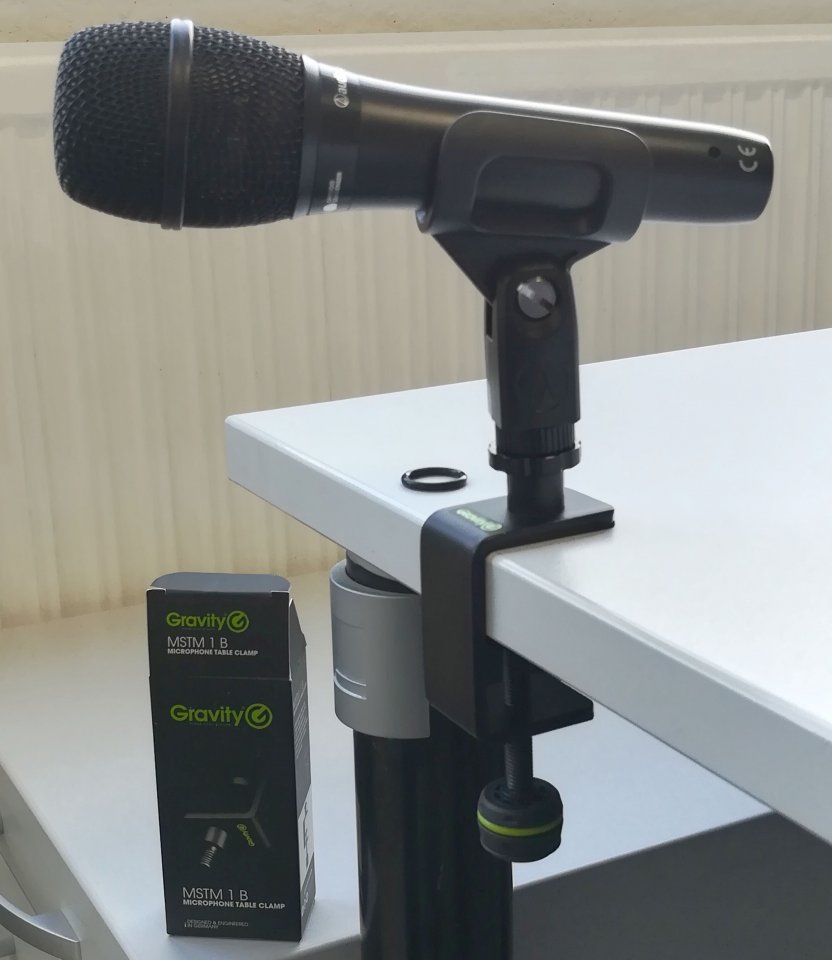 Gravity - Mikrofon Tischklemme MSTM 1 B