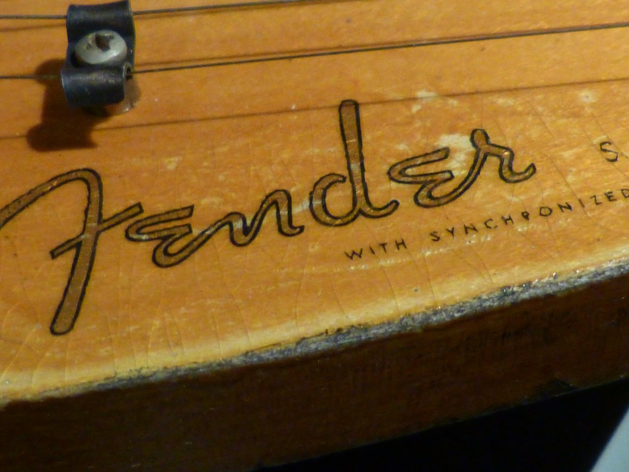 headstock aging/Alterung Decal