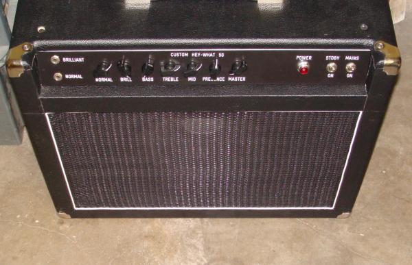 Hey-Whatt 50
Nachbau des Hiwatt DR504
Komplett selbst aufgebaut