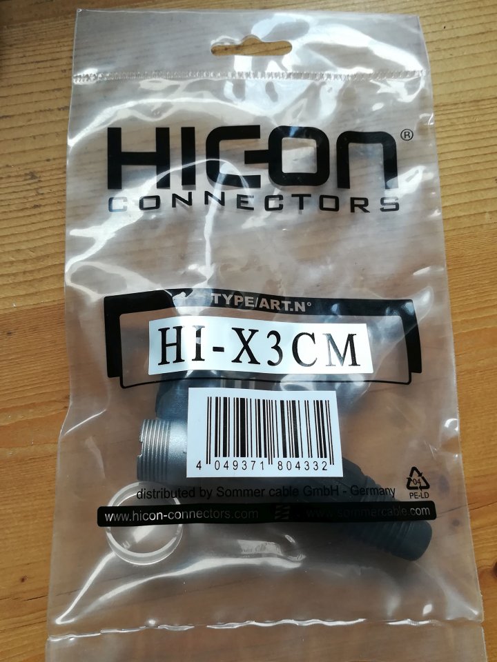 Hicon - Hi-X3CM XLR-Stecker
