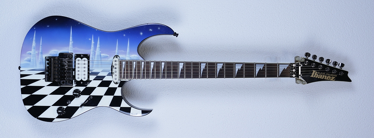 Ibanez USA Custom Graphic UCGR10 Ice World (1991) by Dan Lawrence