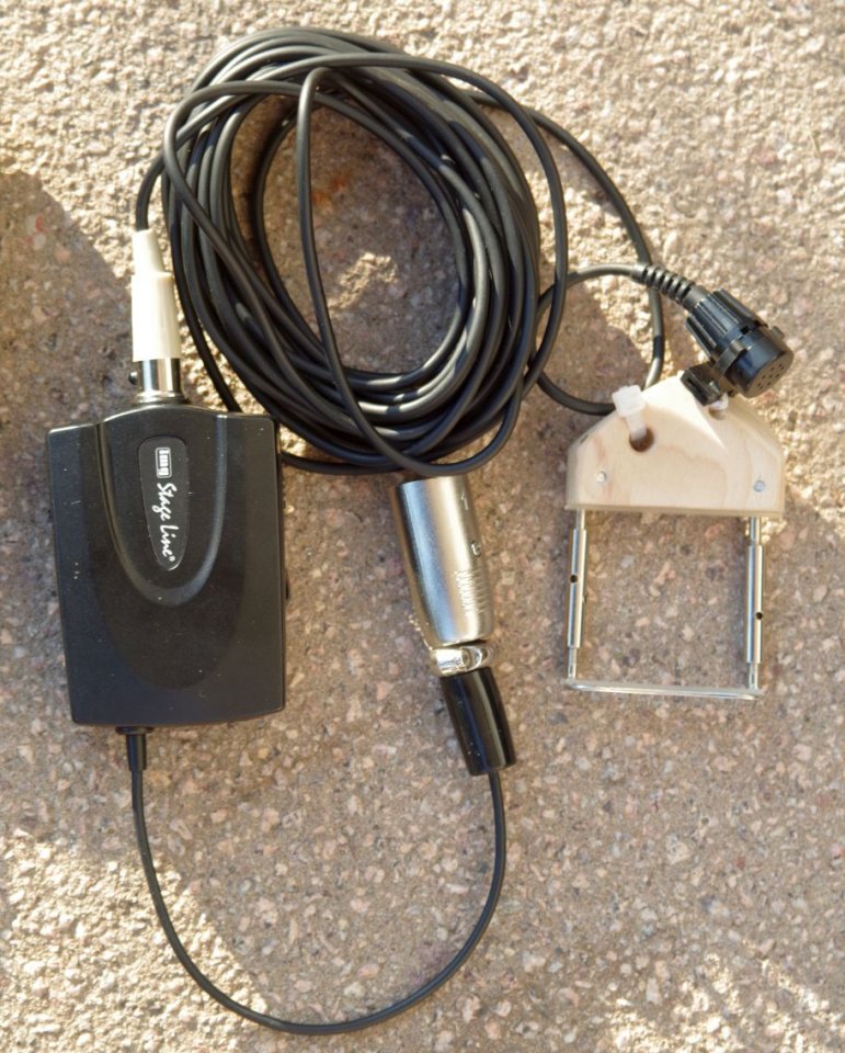 img-StageLine-Phantom-Speiseadapter EMA-40 mit DIY-Mikrofon
