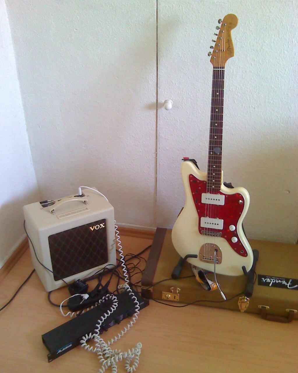 Jazzmaster und Vox AC