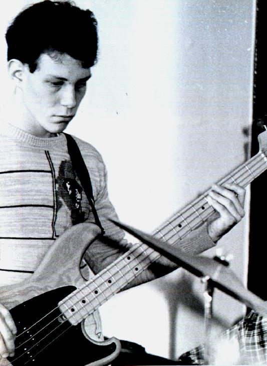 Joe Playing Bass with the Baxmanns Kapelle (Jazz & Big Band) in 1983 HO DE