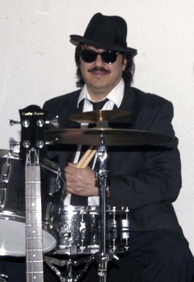 Joe Schulz on drums