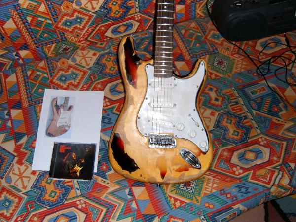 Meine unvollendete Gallagher Tribute Strat