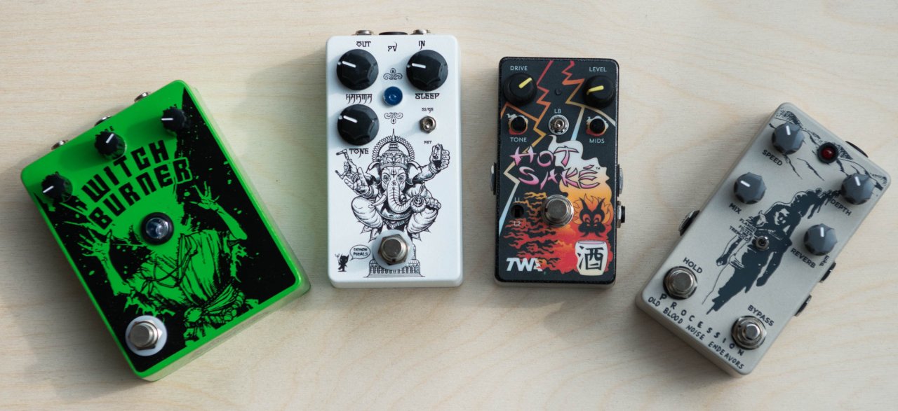 NPD: Black Arts Toneworks Witch Burner, Demon Pedals Ganesha, TWA Hot Sake, OBNE Procession