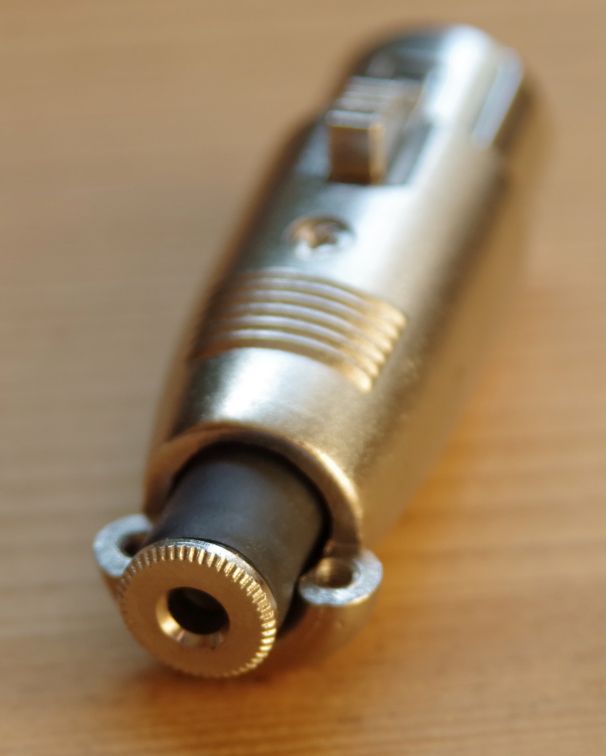 passiver In-Ear-Adapter XLR auf 3,5mm Klinke