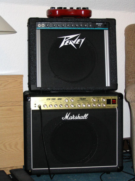 Peavey Bravo 112 (1993), Marshall JCM2000 TSL601 (2003)