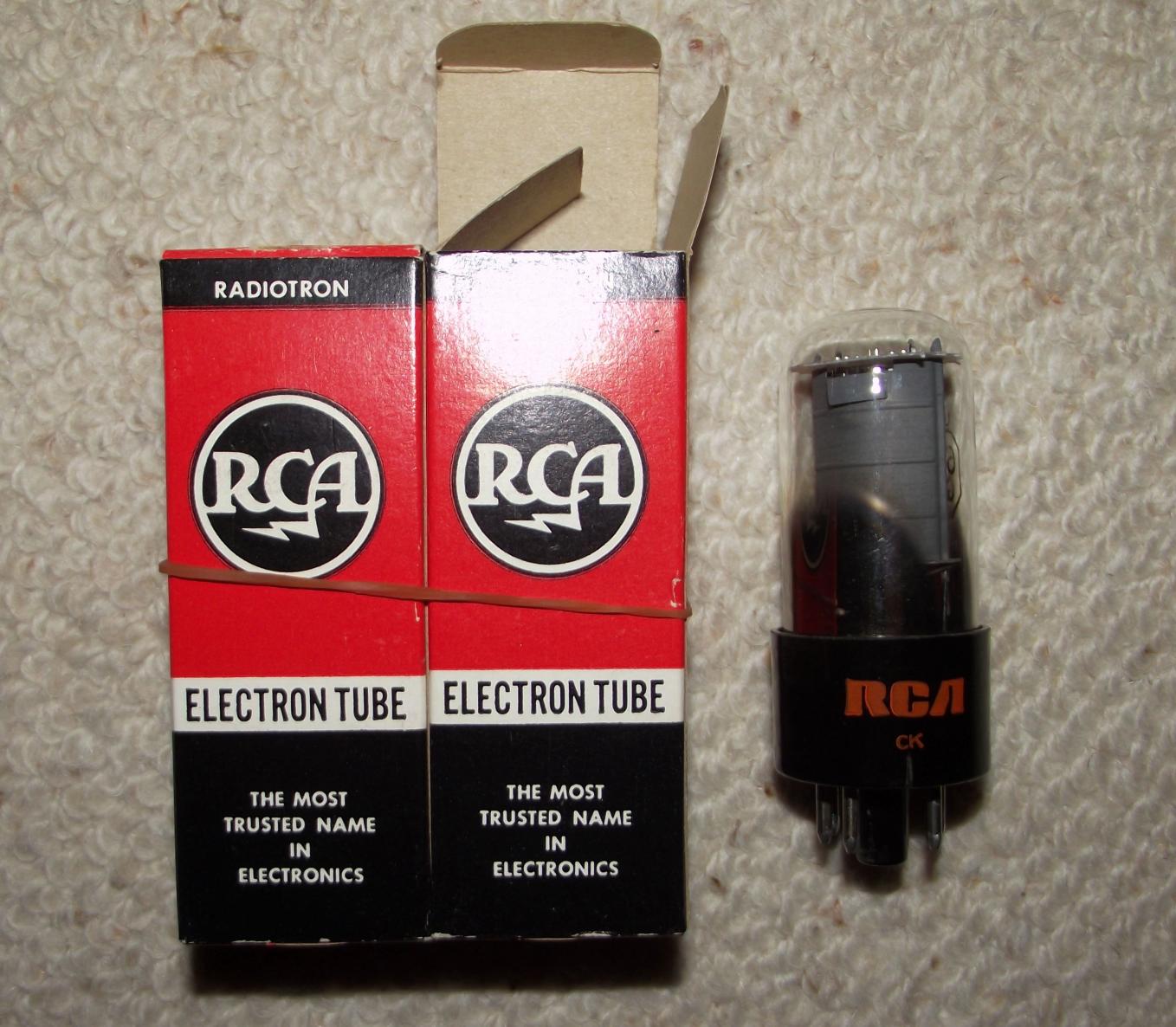 RCA 6V6 GTA Greyplates NOS 1970, mittlerweile geht der Preis pro Paar in Richtung € 100.