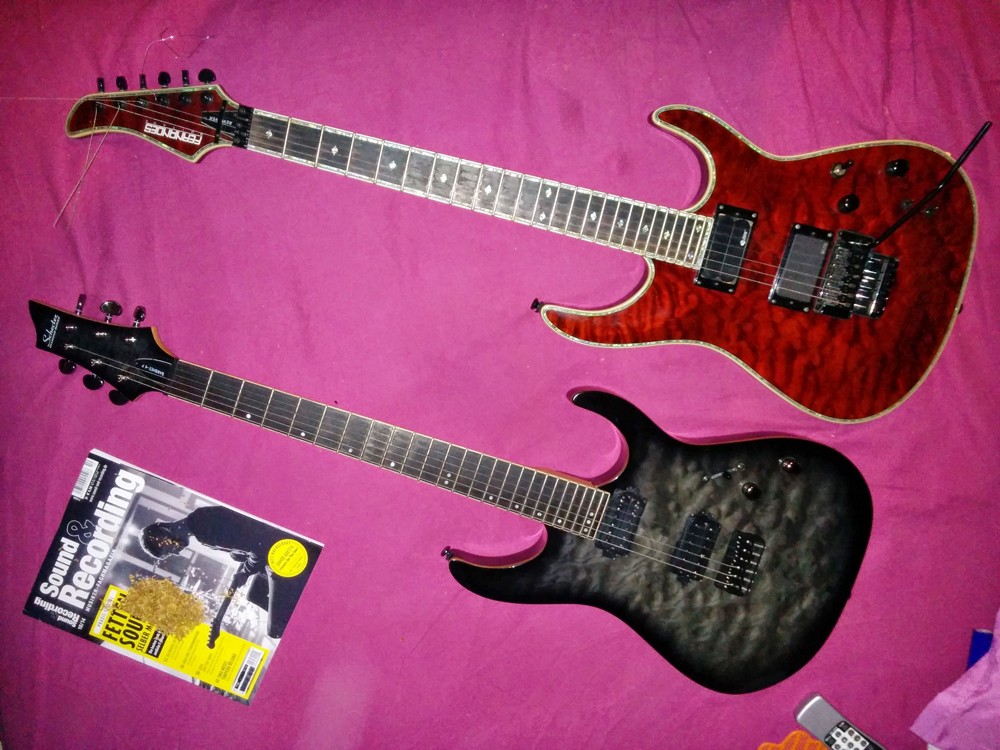 Schecter Banshee 6P & Fernandes Revolver Elite