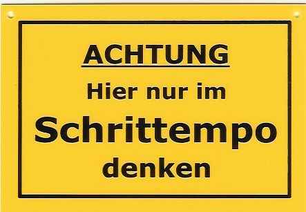 Schritttempo