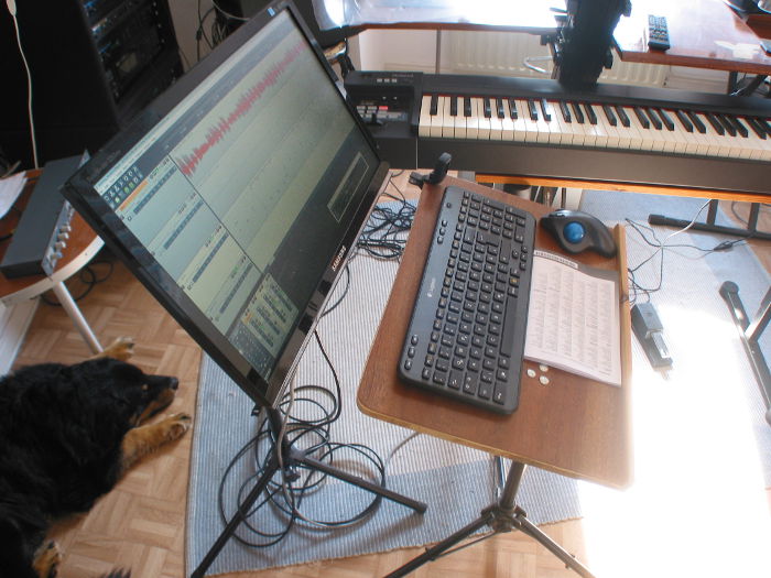 Setup für Arrangements, Seitenansicht, 2014