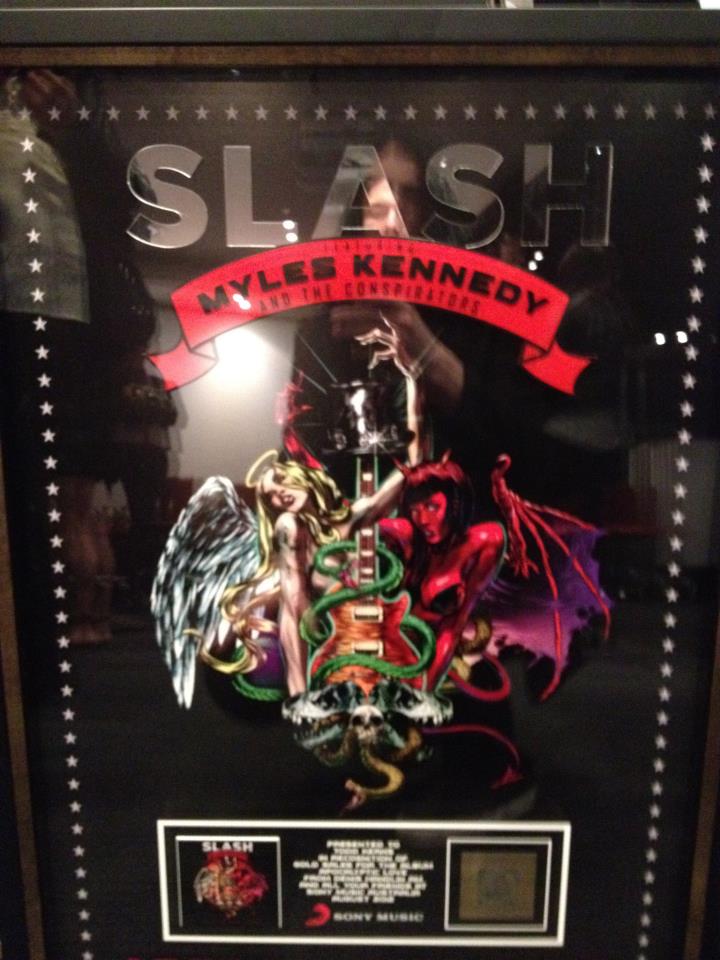 Slash gets gold in Australia