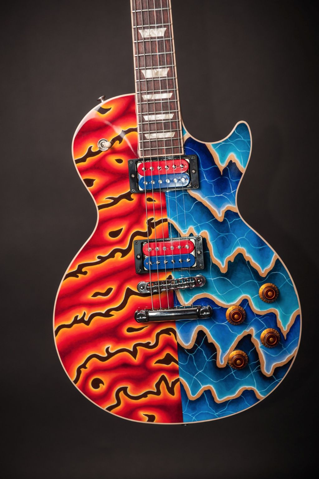 Slash's New Guitar w/ Colored Alnico's