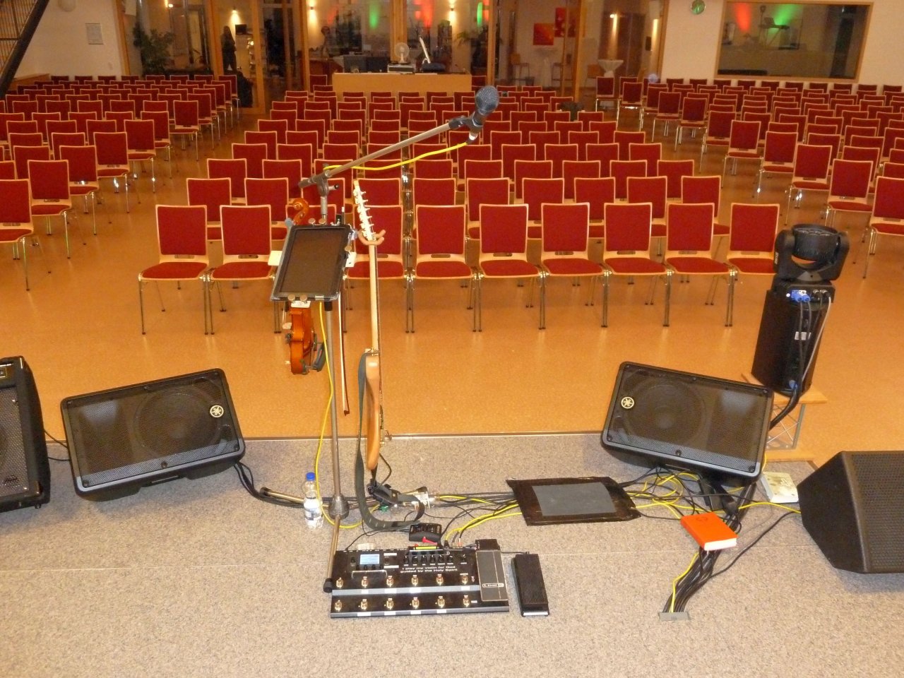 Stereo-Monitoring bei der Worship Rock Night