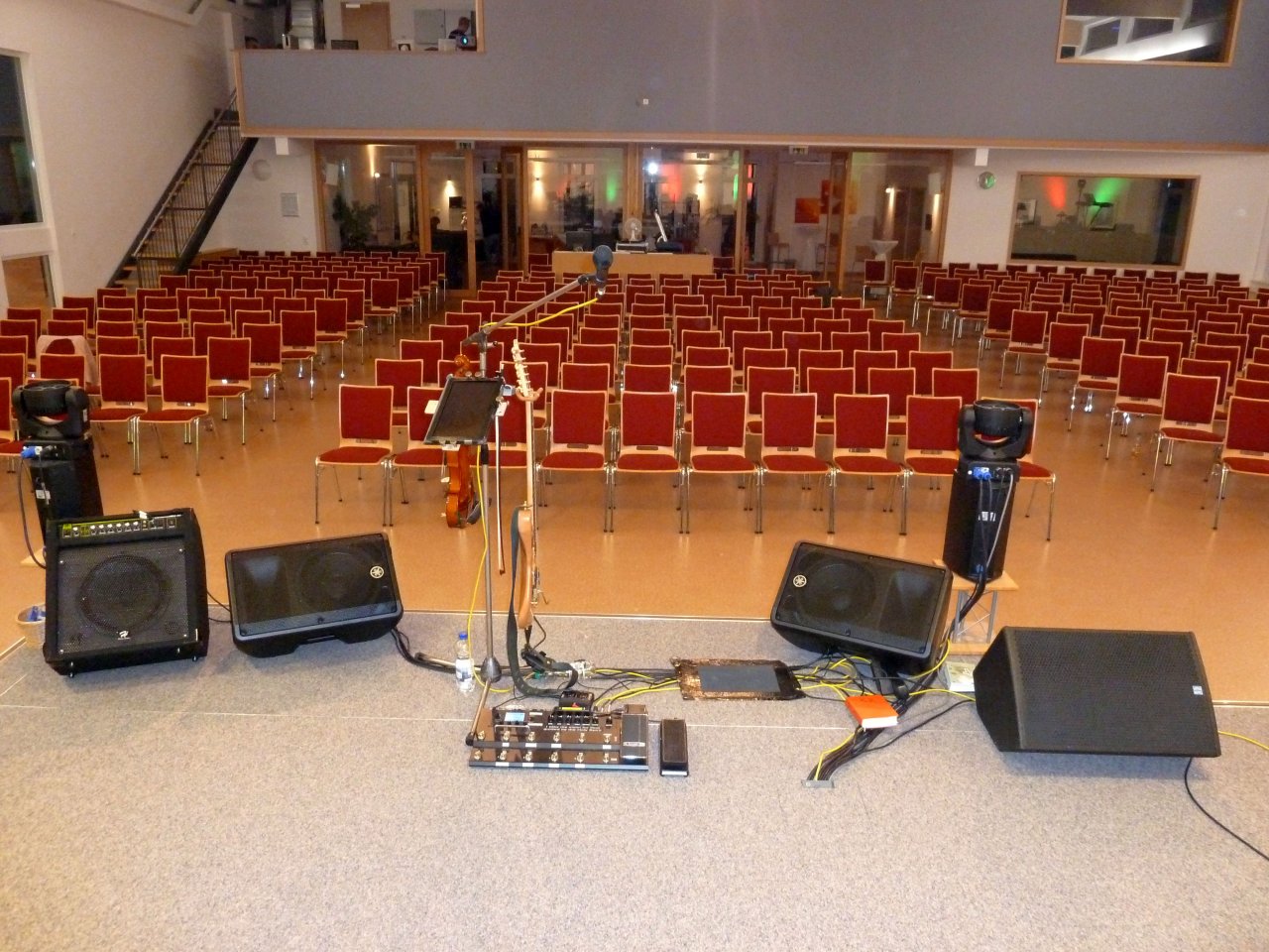 Stereo-Monitoring bei der Worship Rock Night