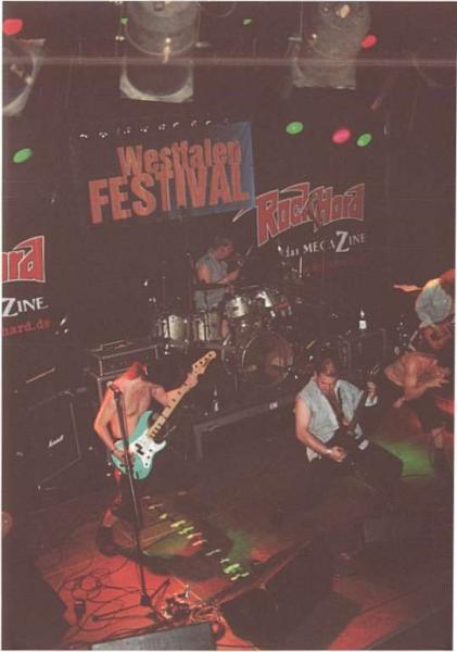 Support-Gig für die Farmer Boys 2001