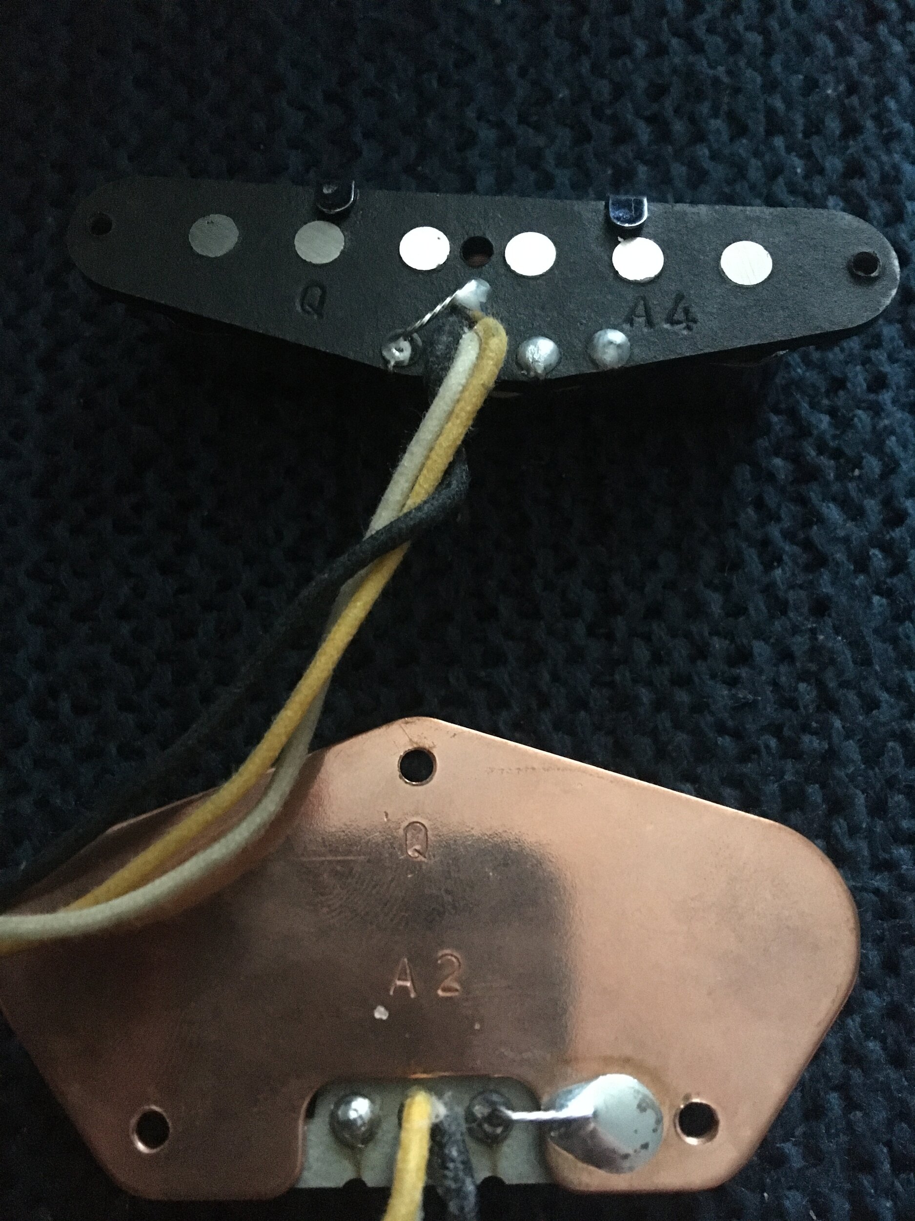 Tele Pickups Handmade by Q Pickups - Rückseite