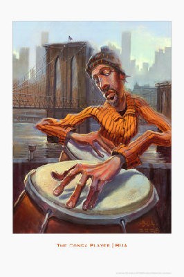 The Conga Player Poster