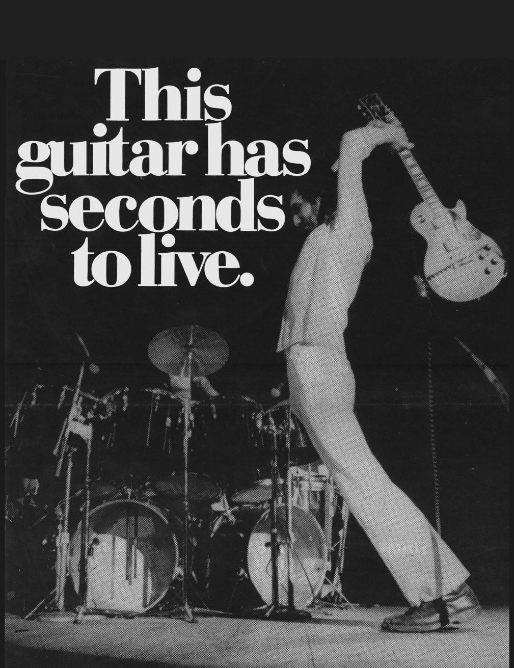 this guitar has seconds to live pete townshend