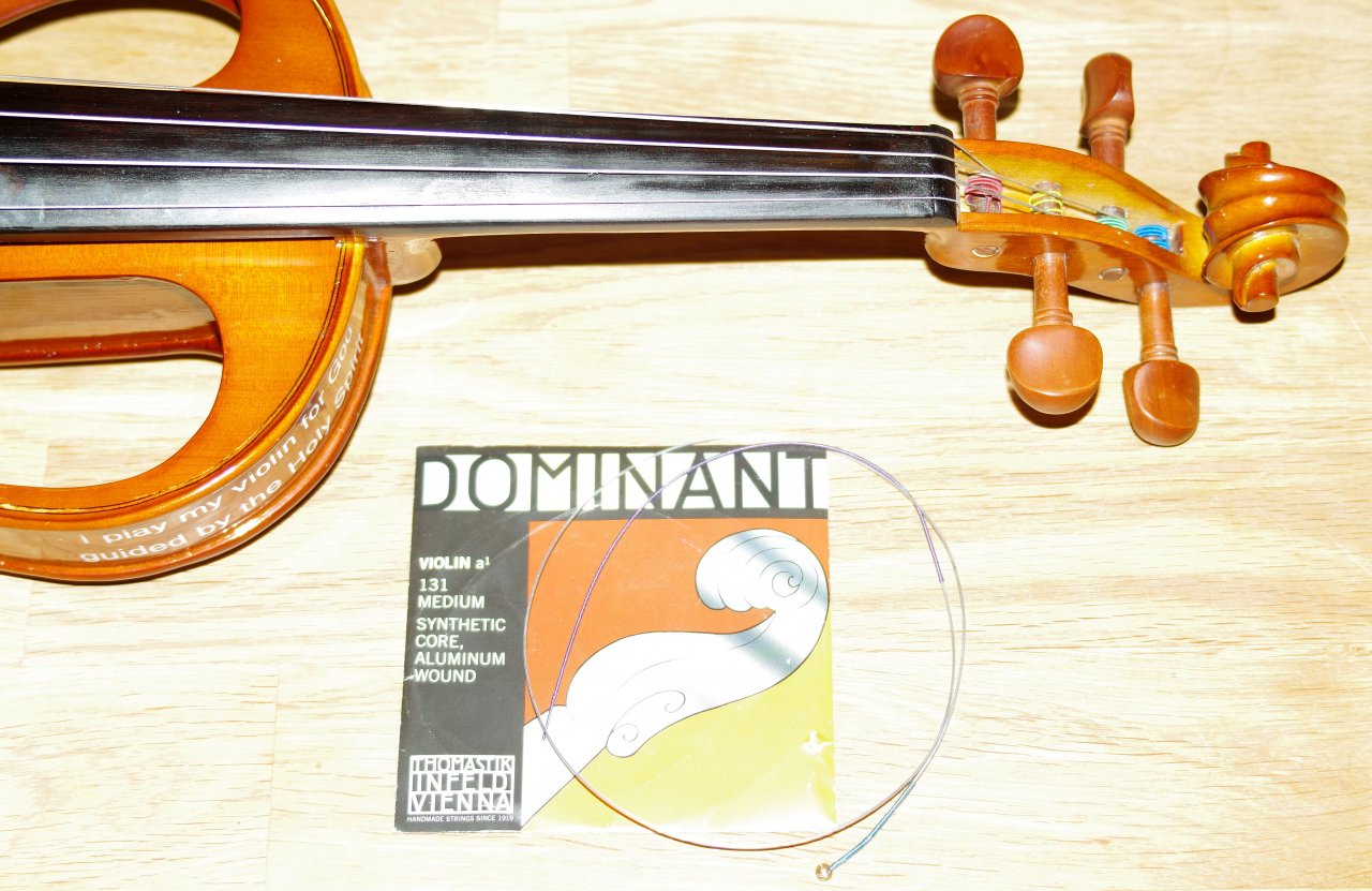 E/A/D/G Set Geige 4/4 Violinen Saiten Stahlkern Silber N3G1 