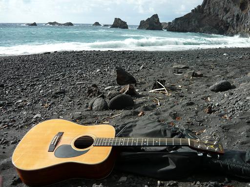 Yairi lady auf La Palma , Playa La Zamora