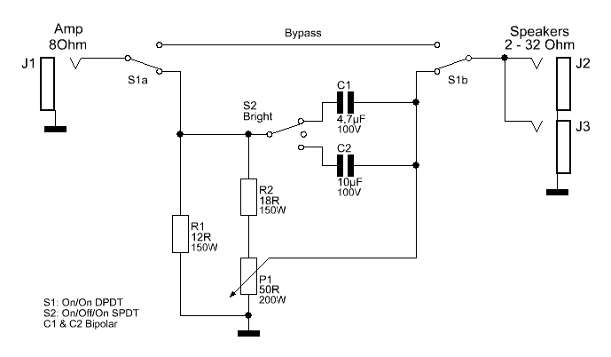 Attenuator Schaltplan