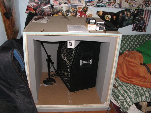Eigenbau Recordingbox Isolation Cabinet Fertig Musiker Board