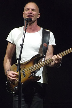 Bassist Sting