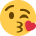 Kuss zuwerfendes Gesicht :kissing_heart: 😘